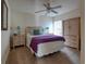 Relaxing bedroom features a wicker furniture set and decor lighting at 511 Mattamushkeet Dr., Little River, SC 29566
