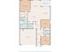 Detailed floor plan showcasing the layout of the home, including room dimensions at 515 Goldstar St., Conway, SC 29526