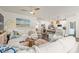 Open-concept living space with a view to the kitchen, modern furniture and decor at 515 Goldstar St., Conway, SC 29526