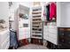 Well-organized walk-in closet with custom shelving and ample storage space at 730 Farrow Pkwy. # D, Myrtle Beach, SC 29577