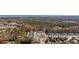 Stunning aerial view of homes surrounded by lush trees and a central pond, near the ocean at 765 Pinehurst Ln. # 96-C, Pawleys Island, SC 29585