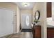 Welcoming foyer features ceramic tile flooring and a decorative front door at 822 Foxtail Dr. # 822, Longs, SC 29568