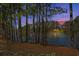 Scenic lake view surrounded by tall pine trees, offering a tranquil escape into nature's beauty at 822 Foxtail Dr. # 822, Longs, SC 29568