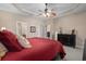 Spacious main bedroom featuring a ceiling fan and large dresser at 822 Foxtail Dr. # 822, Longs, SC 29568