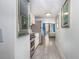 Hallway to living space and the kitchen, offering a cohesive living experience at 9550 Shore Dr. # 231, Myrtle Beach, SC 29572