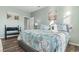 Serene bedroom offering beach-themed decor, a comfortable bed, and relaxing atmosphere at 9754 Leyland Dr. # 11, Myrtle Beach, SC 29572