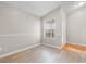 Living room featuring new floors and a window providing natural light at 1202 Formby Ct., Myrtle Beach, SC 29588