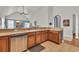 Well-maintained kitchen with stainless steel appliances and beautiful wood cabinets at 133 Hartwell Dr., Little River, SC 29566