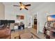 Bright office with ceiling fan and access to entry via glass paneled double doors at 133 Hartwell Dr., Little River, SC 29566