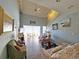Spacious living room with vaulted ceilings and hardwood floors at 1356 Glenns Bay Rd. # 201B, Surfside Beach, SC 29575