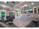 Cozy living area with stylish furniture, custom cabinetry, and lots of natural light creating a relaxing atmosphere at 224 Oak Bay Dr., Georgetown, SC 29440
