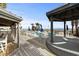 Wooden deck with outdoor seating and ocean views at 2801 S Ocean Blvd. # 231, North Myrtle Beach, SC 29582