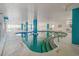 The indoor pool is well lit with a 3 foot depth at 2801 S Ocean Blvd. # 231, North Myrtle Beach, SC 29582