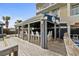 Charming outdoor bar area with seating and ocean views at 2801 S Ocean Blvd. # 231, North Myrtle Beach, SC 29582