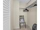 Walk-in closet with a chair, hangers, and shelves at 601 Mitchell Dr. # 801, Myrtle Beach, SC 29577