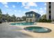 Enjoy the community pool and hot tub surrounded by a concrete patio and with the tennis courts nearby at 601 Mitchell Dr. # 801, Myrtle Beach, SC 29577