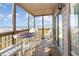 Charming patio area complete with table and chairs, perfect for enjoying ocean views and relaxation at 108 Ocean Blvd. N # 101, North Myrtle Beach, SC 29582