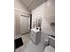 Bright bathroom featuring updated vanity, white shiplap, and modern fixtures at 1121 Glossy Ibis Dr., Conway, SC 29526