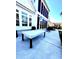 Back patio featuring modern furniture, a grill, and a screened in porch area with views of the yard at 1121 Glossy Ibis Dr., Conway, SC 29526
