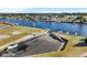 Aerial view of community boat ramp and boat trailer parking, great for fishing or watersports at 1127 East Isle Of Palms Ave., Myrtle Beach, SC 29579
