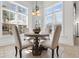 Cozy breakfast nook filled with sunlight featuring a round table and views of the backyard at 156 Henry Middleton Blvd., Myrtle Beach, SC 29588
