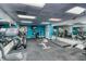 Well-equipped fitness center with treadmills, stationary bikes, and weight machines, providing a complete workout space at 161 Seawatch Dr. # 410, Myrtle Beach, SC 29572