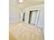 Neutral bedroom with carpeted floors, standard closet, and white trim ready for your personal touches at 1612 Fairforest Ct., Conway, SC 29526