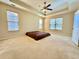 Main bedroom with ceiling fan, plenty of natural light, and lots of space at 1612 Fairforest Ct., Conway, SC 29526