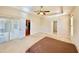 Large main bedroom offers space, natural light, and a comfortable setting at 1612 Fairforest Ct., Conway, SC 29526