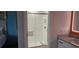Bright bathroom with a glass-enclosed shower, vanity, and modern fixtures at 218 Double Eagle Dr., Surfside Beach, SC 29575