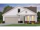 Charming home with a well-manicured lawn, two-car garage, and inviting front porch at 2404 Watershed Way, Longs, SC 29568