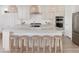 Modern kitchen featuring stainless steel appliances, a large island, and pendant lighting at 2404 Watershed Way, Longs, SC 29568
