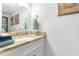 Stylish bathroom features granite countertop and modern fixtures, creating a serene space at 276 Salt Marsh Circle # 4D, Pawleys Island, SC 29585