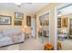 Inviting bedroom features a mirrored closet, neutral walls, and ample lighting at 276 Salt Marsh Circle # 4D, Pawleys Island, SC 29585