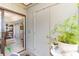 Inviting entryway showcases view into living space, adjacent to storage and potted plant at 276 Salt Marsh Circle # 4D, Pawleys Island, SC 29585
