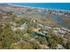 Aerial view of the property and neighborhood near the ocean at 358 Salt Marsh Circle # 10-A, Pawleys Island, SC 29585