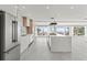Bright and airy kitchen with white countertops and stainless steel appliances at 3806 North Ocean Blvd., Myrtle Beach, SC 29577