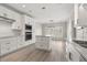 Bright kitchen with white cabinets, stainless appliances, and island at 4222 Congressional Dr., Myrtle Beach, SC 29579
