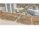 An aerial view shows the property near the beach and community pool at 4305 S Ocean Blvd. # 301, North Myrtle Beach, SC 29582