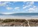 Beautiful view of the beach from the balcony at 4305 S Ocean Blvd. # 301, North Myrtle Beach, SC 29582