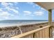 Enjoy the gorgeous ocean view from the balcony at 4305 S Ocean Blvd. # 301, North Myrtle Beach, SC 29582