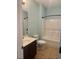 Standard bathroom with a shower and tub combination with white tiling and fixtures at 4437 Marshwood Dr., Myrtle Beach, SC 29579