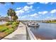 Wooden boardwalk along the marina filled with boats docked on the inter coastal waterway at 4652 Lightkeepers Way # 38-C, Little River, SC 29566