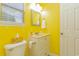 Bright and cheerful bathroom with a vanity and toilet, offering a refreshing space for personal care at 478 Pinehurst Ln. # 17D, Pawleys Island, SC 29585
