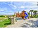 Fun-filled playground with swings and a slide, perfect for outdoor adventures at 5300 N Ocean Blvd. # 708, Myrtle Beach, SC 29577