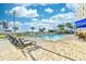 Sparkling pool area with lounge chairs, perfect for soaking up the sun and enjoying outdoor leisure at 5300 N Ocean Blvd. # 708, Myrtle Beach, SC 29577