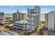 Coastal high-rise condo building with parking garage near beach at 5308 N Ocean Blvd. # 503, Myrtle Beach, SC 29577