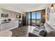 Comfortable living space with a kitchenette and ocean views, ideal for a relaxing vacation at 5308 N Ocean Blvd. # 503, Myrtle Beach, SC 29577