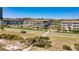 Beachfront condos with a pool and palm trees. The beautiful crosswalk makes getting to the beach easy at 5601 N Ocean Blvd. # C-311, Myrtle Beach, SC 29577
