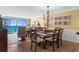 Bright dining area with views of the ocean and access to living room at 5700 N Ocean Blvd. # 1107, North Myrtle Beach, SC 29582